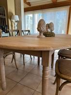 Landelijke eiken eettafel, Huis en Inrichting, Ophalen, Zo goed als nieuw