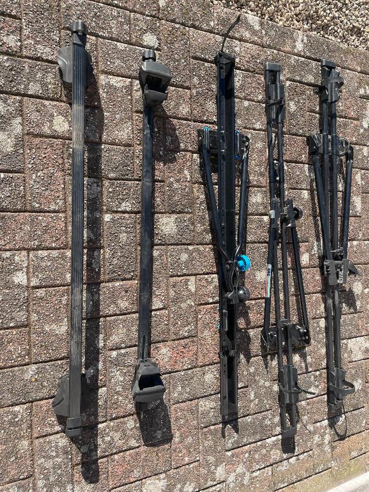 Fietsendragers op autodak, Auto diversen, Fietsendragers, Gebruikt, Fietsendrager-accessoire, 3 fietsen of meer, Ophalen