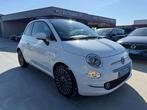 Fiat 500 0.9 T TWINAIR OPENDAK ZWART LEDER NAVIGATIE PDC, Autos, Fiat, Cuir, Euro 6, Entreprise, Noir