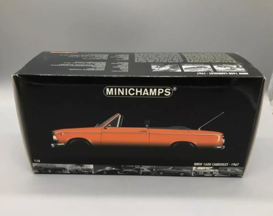 Bmw 1600 cabriolet 1.18 minichamps, Hobby en Vrije tijd, Ophalen