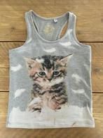 STONES & BONES, grijze top / t-shirt poes 116, Ophalen of Verzenden, Stones and bones, Meisje, Shirt of Longsleeve