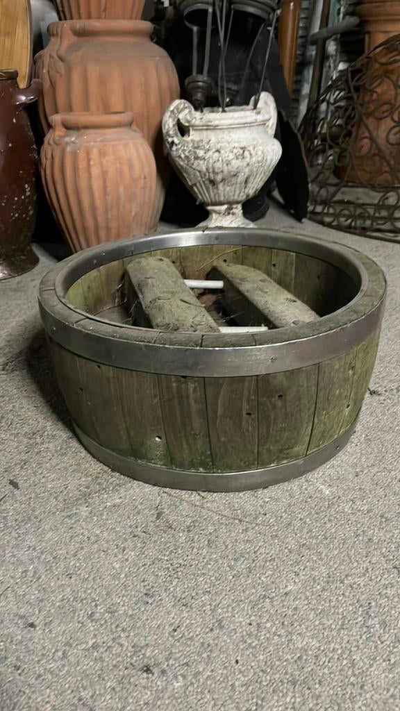 Gereedschap Antieke eikenhouten druivenpers in nette staat, Ophalen of Verzenden, Zo goed als nieuw