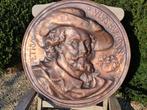 koperen wandplaat - reliëfplaat P.P. Rubens, Enlèvement ou Envoi, Cuivre