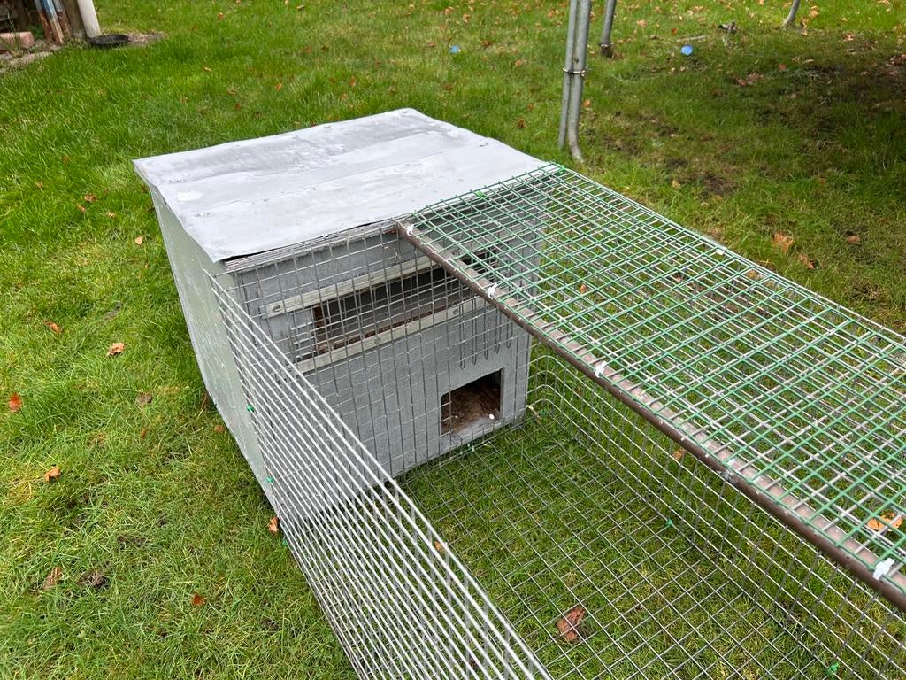 Konijnenkooi, Dieren en Toebehoren, Knaagdieren en Konijnen | Hokken en Kooien, Ophalen, Zo goed als nieuw, Hok