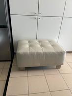 Leren poef in het grijs, Enlèvement, Comme neuf