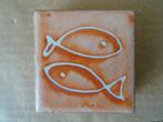 Carrelage vintage avec poisson 5x5 carreau céramique poisson, Enlèvement ou Envoi