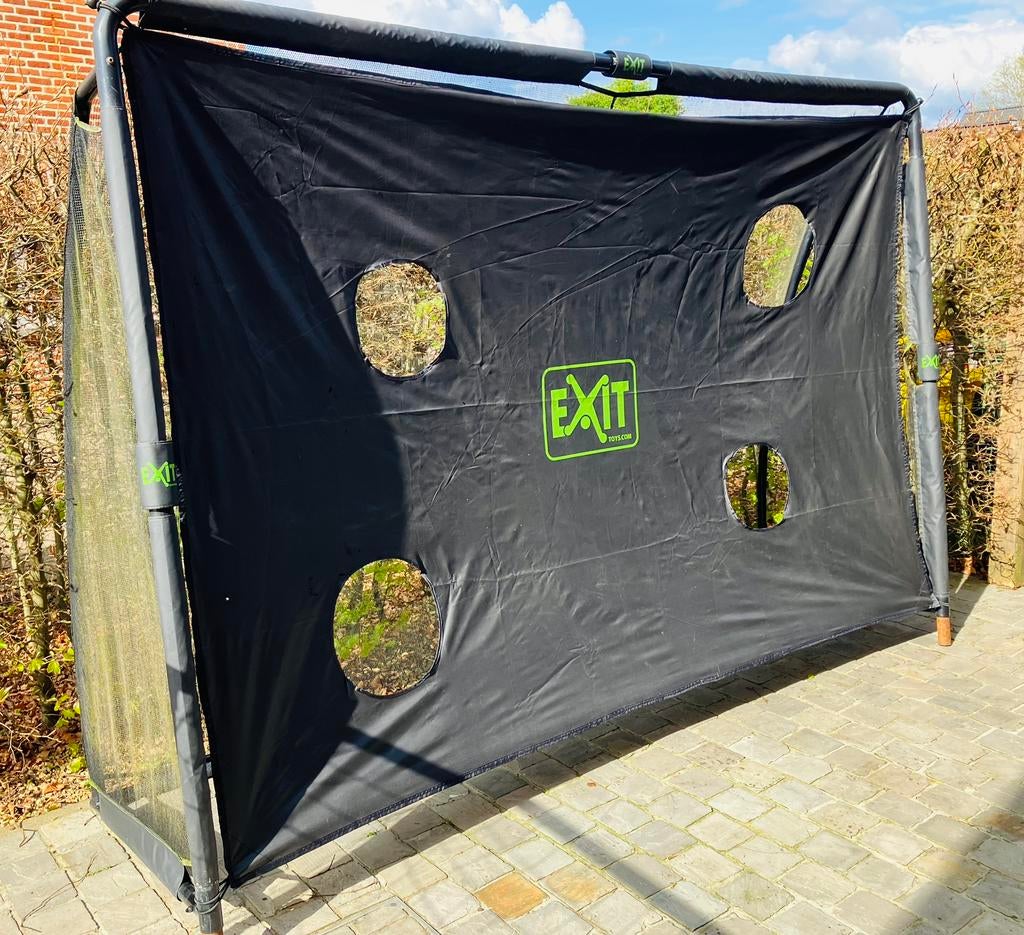 Exit stalen voetbaldoel 300x200, Sport en Fitness, Voetbal, Ophalen, Gebruikt, Overige typen