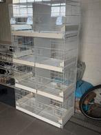 Italiaanse draadkooien 90cm breed domis molinari, Dieren en Toebehoren, Vogels | Hokken en Kooien, Ophalen, Zo goed als nieuw