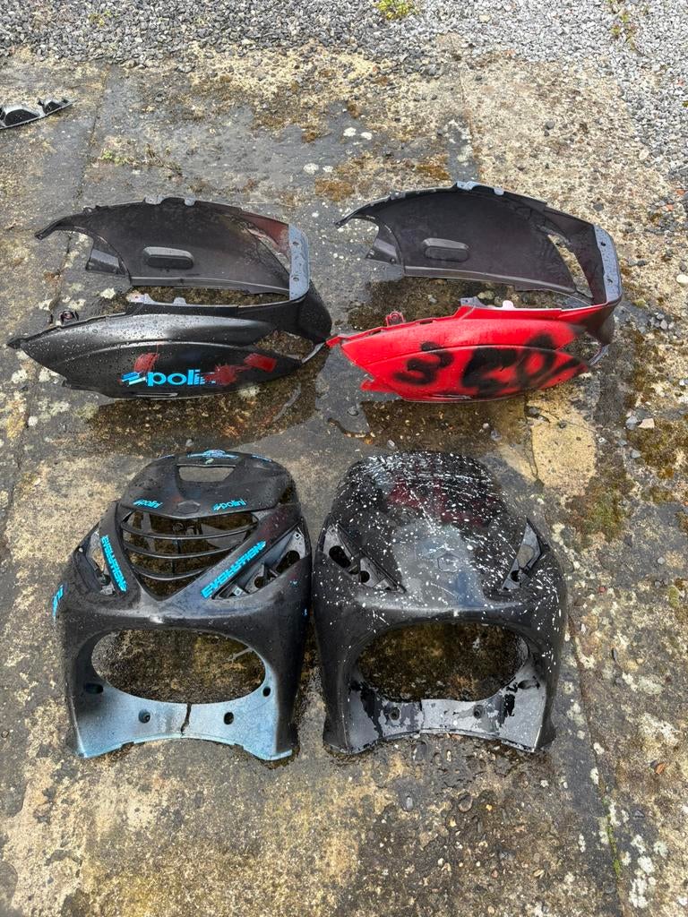 Piaggio zip kappen voor project, Fietsen en Brommers, Ophalen, Gebruikt, Kap, Piaggio