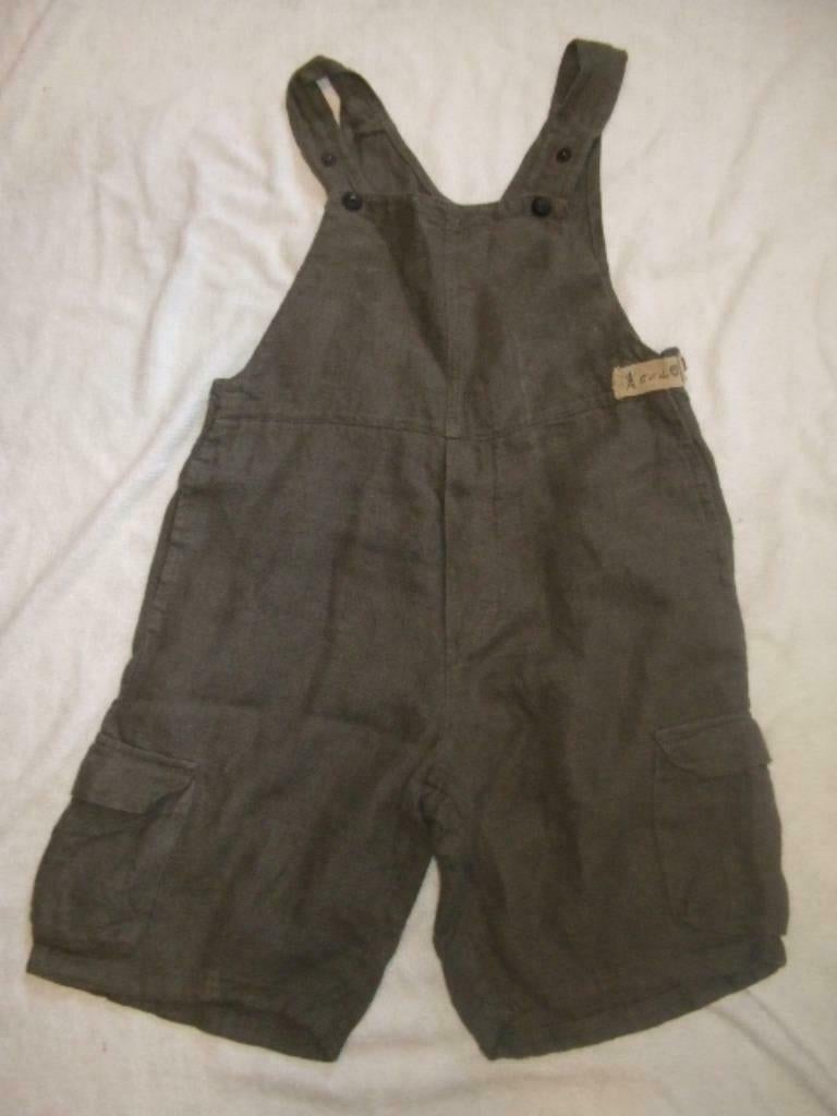 eliane et lena une salopette en lin taille 4 ans, Enlèvement ou Envoi