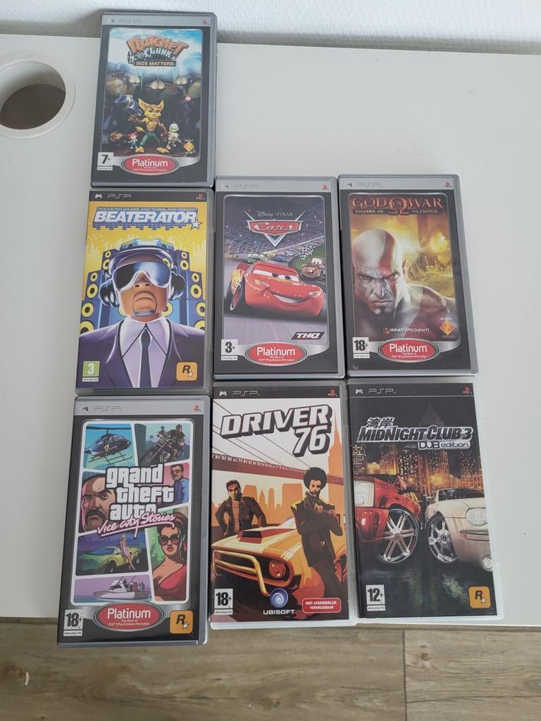 Psp spelletjes, Ophalen