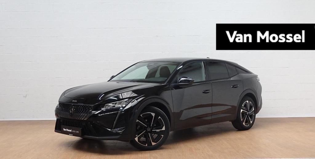 Peugeot 408 1.2T Allure automaat, Auto's, Gebruikt, Zwart, Zwart, 5 zetels
