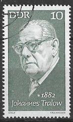 Allemagne RDA 1972 - Yvert 1421 - Johannes Tralow (ST), Envoi, RDA, Affranchi
