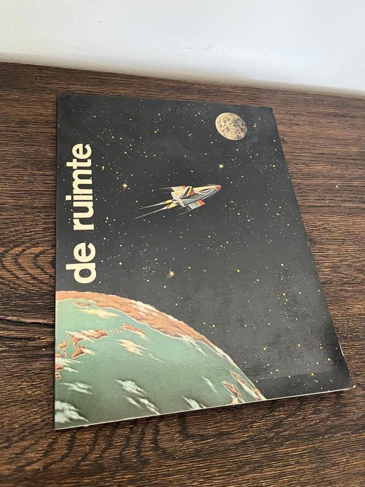 Compleet Victoria chocolade album “De ruimte”  1960, Verzamelen, Foto's en Prenten, Zo goed als nieuw, Prent, Natuur, 1960 tot 1980