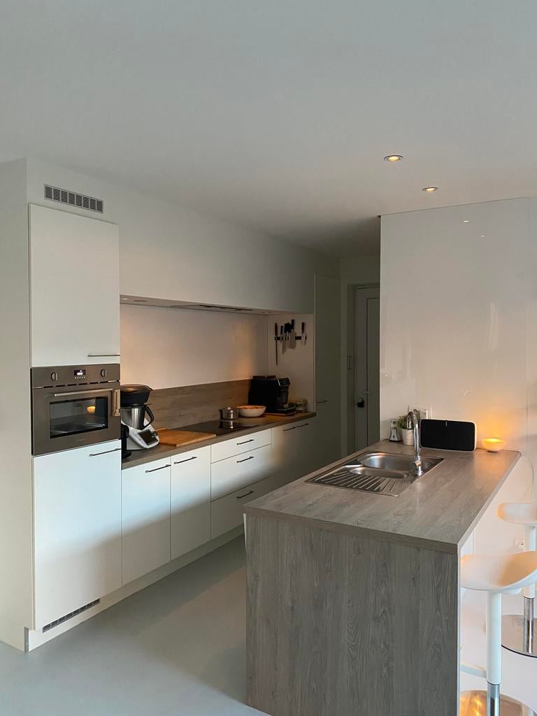 Volledige keuken met inbouwapparatuur, Maison & Meubles, Cuisine | Cuisines complètes, Composite, Enlèvement, Utilisé, Cuisine à paroi simple