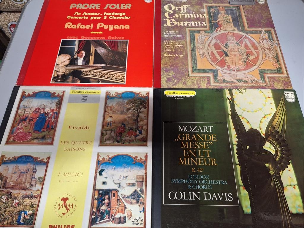 Lot 55 x Lp's Vinyl Philips - Classic Treasures, Ophalen of Verzenden, Kamermuziek, Gebruikt, 12 inch