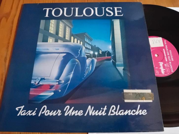 LP Toulouse “Taxi Pour Une Nuit Blanche”, Cd's en Dvd's, Vinyl | Dance en House, Gebruikt, Disco, 12 inch, Ophalen of Verzenden