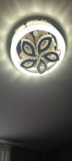 2 lustres LED pour salon, Enlèvement, Comme neuf, Verre, Style de lustre moderne