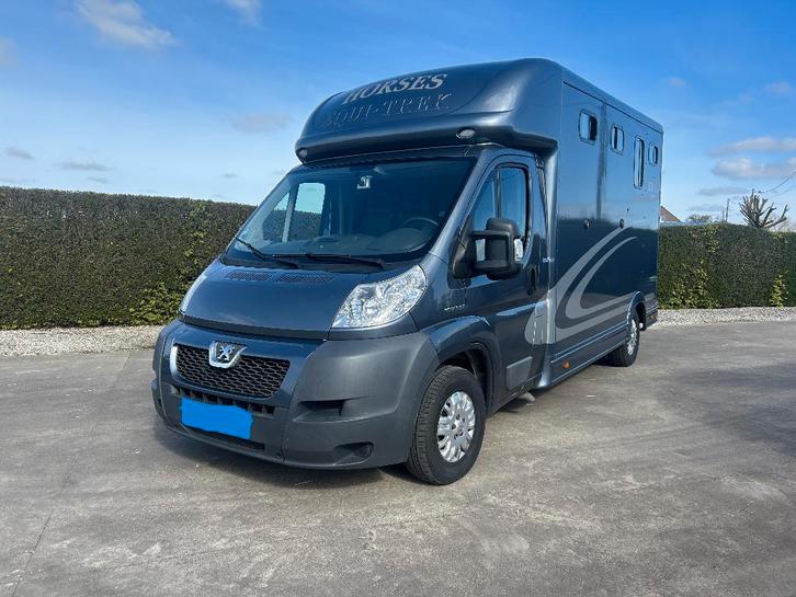 Peugeot Boxer paardencamionette slechts 63.652km bj 2009, Animaux & Accessoires, Chevaux & Poneys | Semi-remorques & Remorques