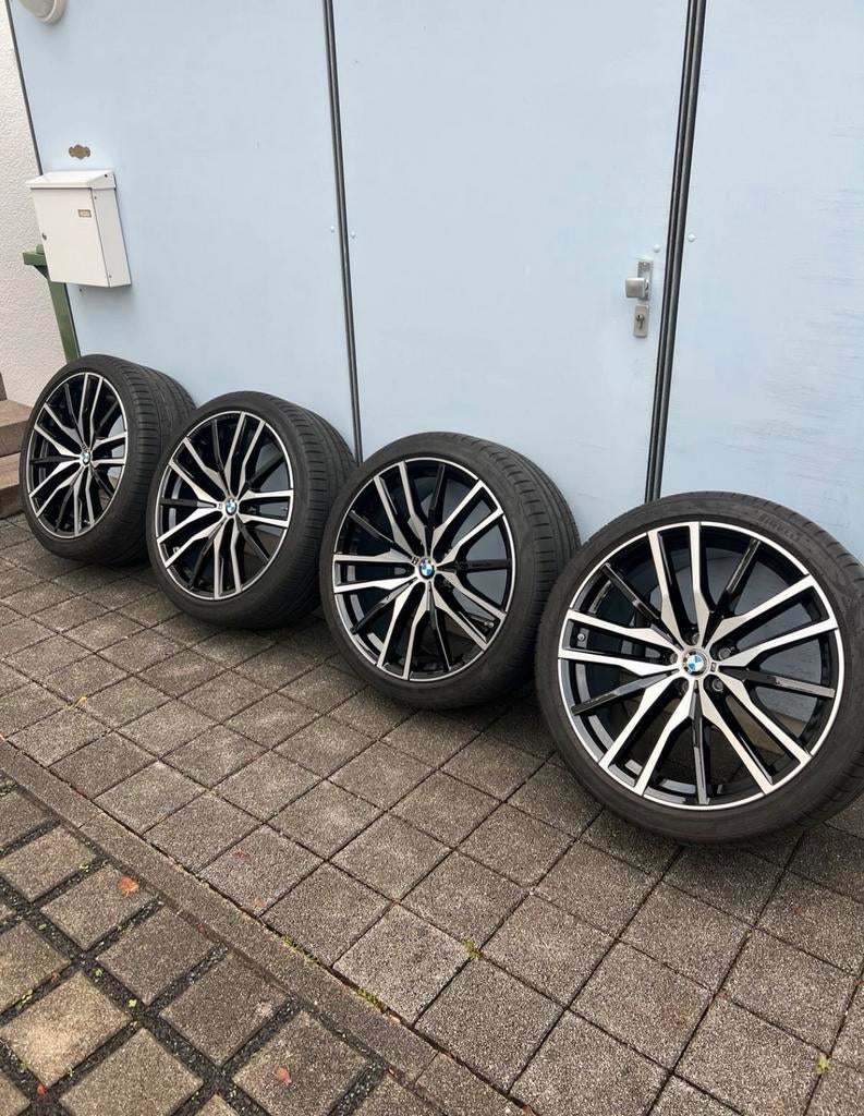 jantes Bmw 22 pouces X5 G05 original de 742 m de largeur, Autos : Pièces & Accessoires, Enlèvement, Pneus été, Pneus et Jantes