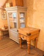 oud kapblok  klein kapblok  oud hakblok, Antiek en Kunst, Curiosa en Brocante, Ophalen