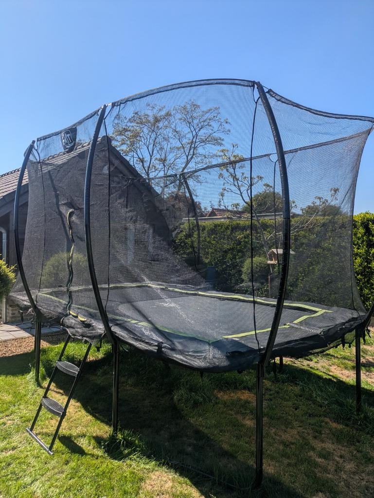 Grote EXIT Silhouette Trampoline - 244 x 366 cm (Rechthoekig, Kinderen en Baby's, Speelgoed | Buiten | Trampolines, Ophalen
