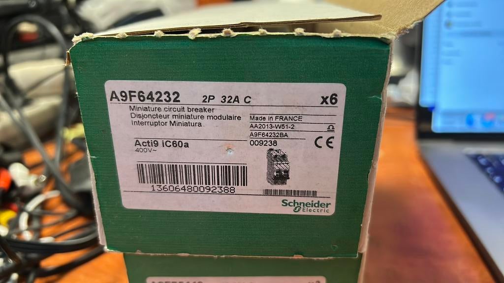Schneider ic60a c 32A 2p a9f64232, Ophalen, Nieuw, Overige typen