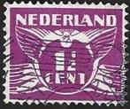 1 Postzegel Nederland 1928 Vliegende duif met cijfer, Ophalen of Verzenden, T/m 1940, Gestempeld