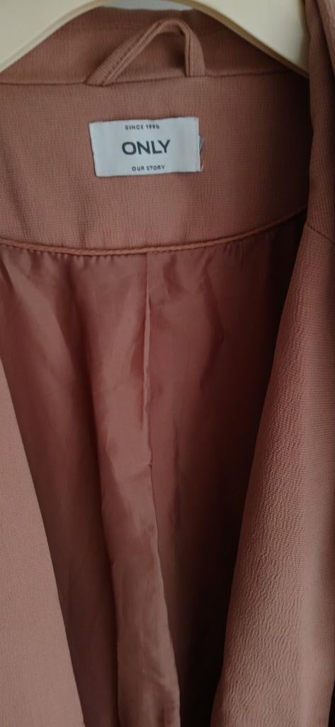 Lange gevoerde jas,maat 46 van bij ONLY, lichtbruin, Kleding | Dames, Ophalen, Maat 46/48 (XL) of groter