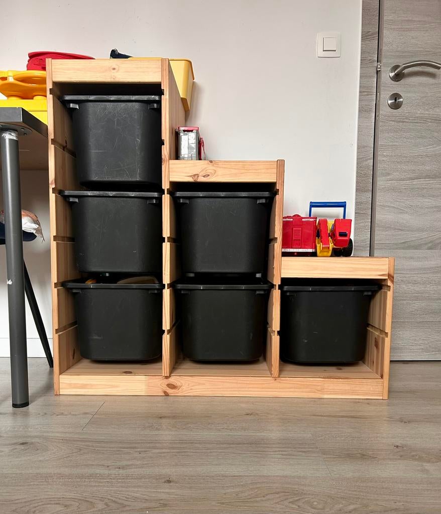 Lot 3 meubles de rangements trofast ikea, Enlèvement, Utilisé