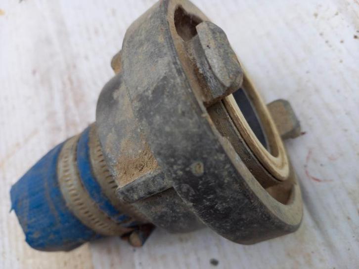 Storz koppeling vr.waterslang Klauw- brandweerslangkoppeling, Doe-het-zelf en Bouw, Buizen en Afvoer, Gebruikt, Afvoer, Aluminium