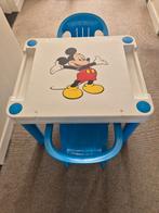 Leuk kindertafeltje met Mickey Mouse en 2 stoeltjes, Ophalen, Gebruikt, Tafel
