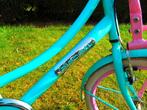 Meisjes transportfiets Popal Blauw /Rose 20"Alles lezen Aub, Fietsen en Brommers, Fietsen | Meisjes, Ophalen, Zo goed als nieuw