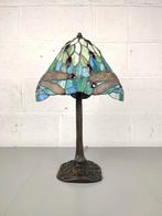 Grote oude Tiffany lamp op bronzen voet, Enlèvement ou Envoi