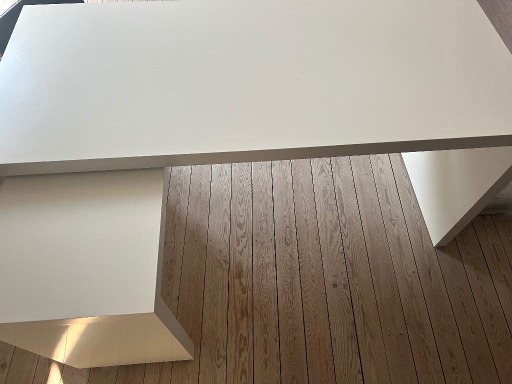 IKEA bureau malm met uitrekbaar blad, Maison & Meubles, Bureaux, Scandinave, 65 cm, Utilisé, IKEA