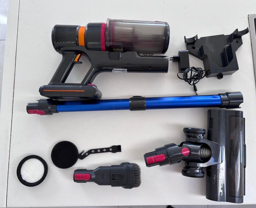 Krachtige draadloze steelstofuziger, Ophalen of Verzenden, Zo goed als nieuw, Reservoir, Stofzuiger