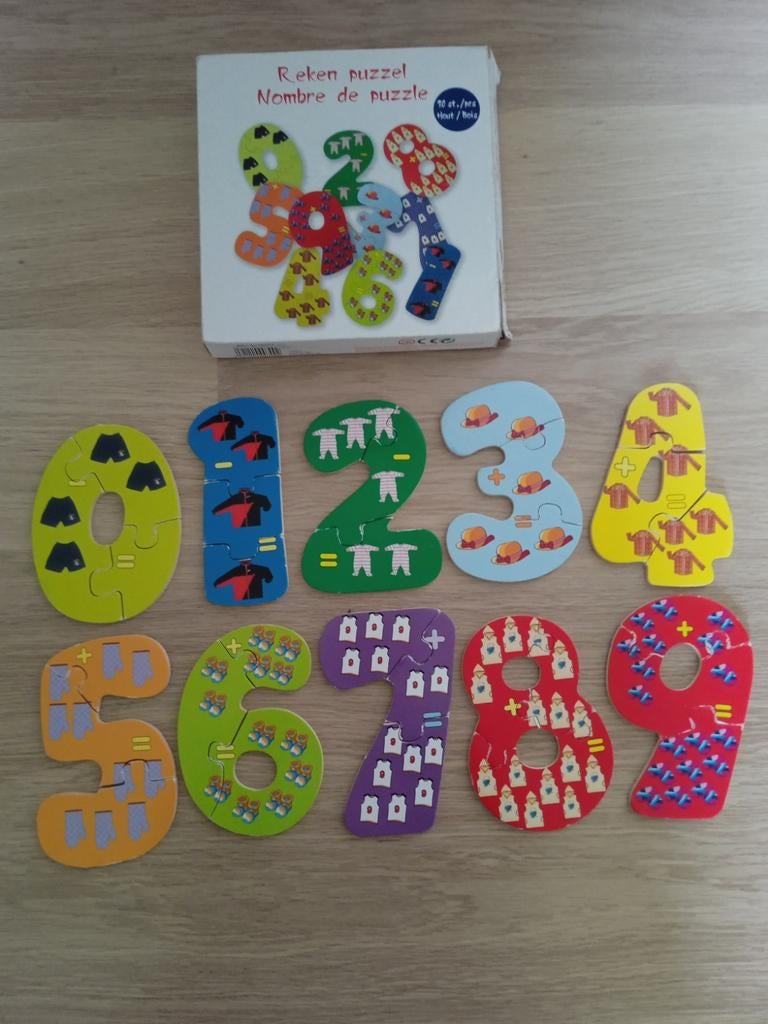 Puzzle de 30 pièces avec mathématiques et comptage, Enfants & Bébés, Jouets | Puzzles pour enfants, 4 à 6 ans, Enlèvement ou Envoi