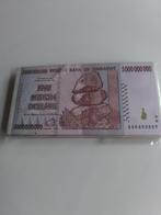 100 billets Zimbabwé 5 billions 2008 scéllés, Timbres & Monnaies, Billets de banque | Europe | Billets non-euro, Enlèvement ou Envoi