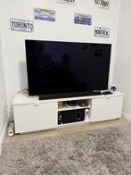 Meuble TV blanc IKEA BYAS, 25 à 50 cm, Moins de 100 cm, 150 à 200 cm, Comme neuf