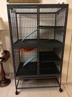 Frettenkooi, Dieren en Toebehoren, Ophalen, Kooi, Zo goed als nieuw, 90 cm of meer