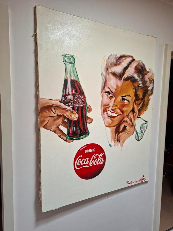 Echt groot schilderij op doek Nesten gesigneerd kunst, Antiek en Kunst, Kunst | Schilderijen | Klassiek, Ophalen