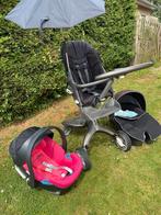 Stokke koets, Gebruikt, Combiwagen, Verstelbare duwstang, Ophalen