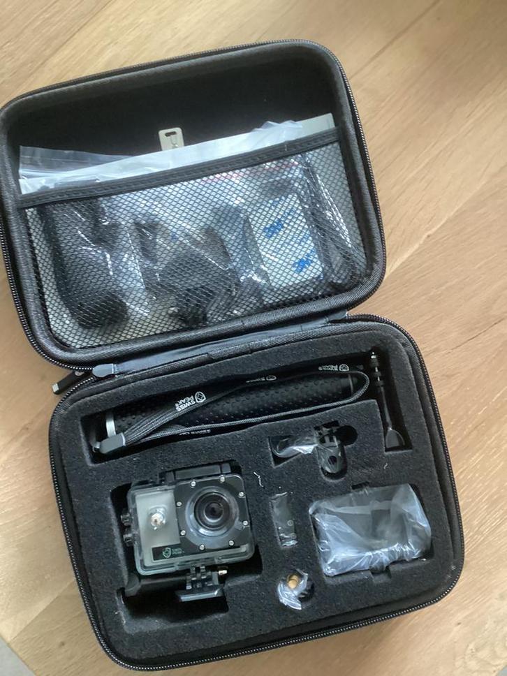 Swiss Peak HD Action Camera Set, Audio, Tv en Foto, Actiecamera's, Zo goed als nieuw, Overige merken, Ophalen of Verzenden