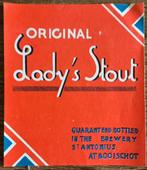 LADY’S STOUT/ORIGINAL/ST ANTONIUS/bieretiket, Ophalen of Verzenden, Zo goed als nieuw, Overige typen, Overige merken