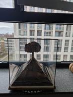 Bronze levensboom met glazen koepel, Antiek en Kunst, Ophalen, Brons