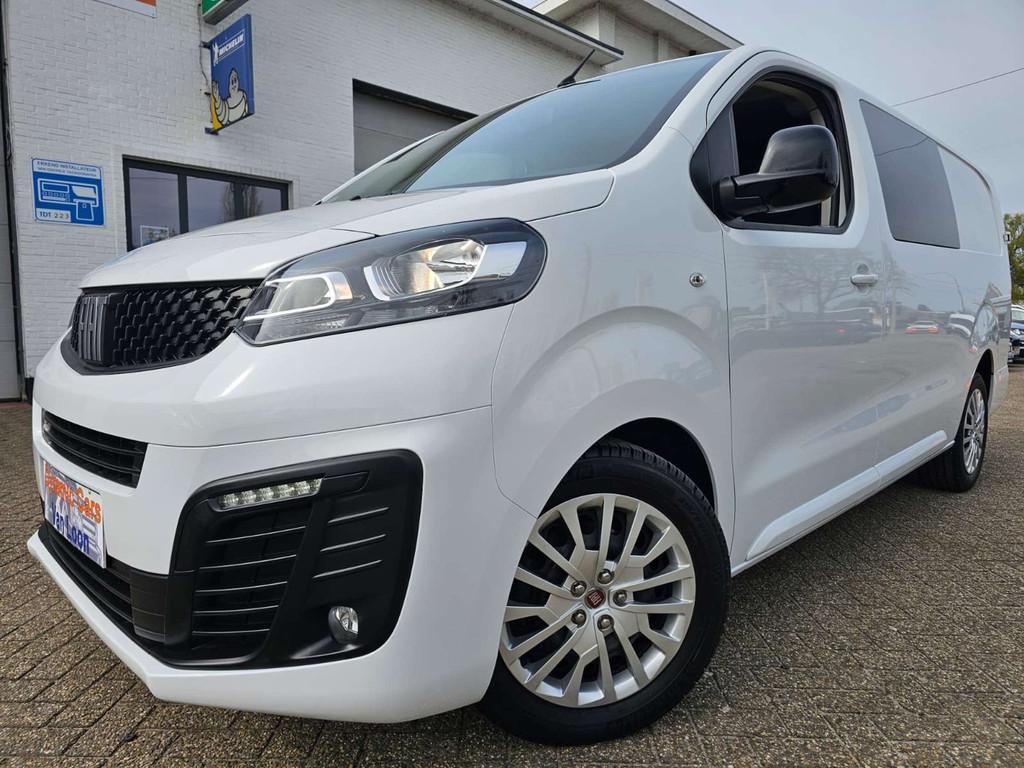 Fiat Scudo 2.0 BlueHDI, 6pers, Cam, Trekh, Carplay, Android., Gebruikt, Wit, 5 deurs, 2 zetels