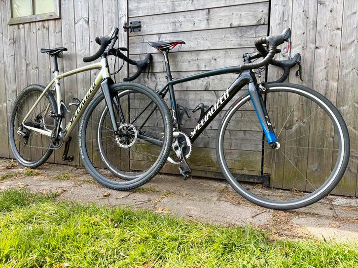 Deux vélos Specialized, Vélos & Vélomoteurs, Vélos | Vélos de course, Utilisé, Autres marques, Carbone, 49 à 53 cm, Enlèvement