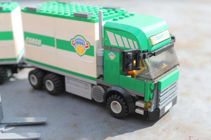 Lego 7733 Truck & Forklift, Kinderen en Baby's, Speelgoed | Duplo en Lego, Gebruikt, Lego, Inclusief accessoires, Inclusief instructies