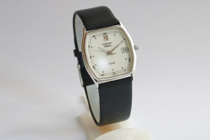 Pontiac - Flatline Quartz, Bijoux, Sacs & Beauté, Montres | Hommes, Comme neuf, Montre-bracelet, Autres marques, Autres matériaux