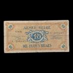 Billet de banque / Armée Belge / 10 Francs / 01.08.46 / A, Timbres & Monnaies, Enlèvement ou Envoi, Billets en vrac